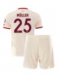 Bayern Munich Thomas Muller #25 Ausweichtrikot für Kinder 2024-25 Kurzarm (+ Kurze Hosen)